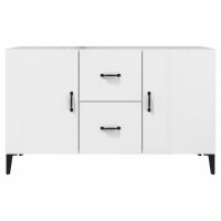 vidaXL Sideboard Hochglanz-Wei&szlig; 100x36x60 cm Holzwerkstoff