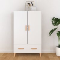 vidaXL Highboard Wei&szlig; 70x31x115 cm Holzwerkstoff