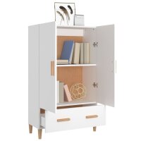 vidaXL Highboard Wei&szlig; 70x31x115 cm Holzwerkstoff