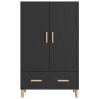 vidaXL Highboard Schwarz 70x31x115 cm Holzwerkstoff