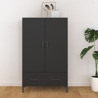 vidaXL Highboard Schwarz 70x31x115 cm Holzwerkstoff