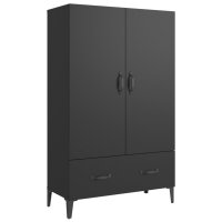 vidaXL Highboard Schwarz 70x31x115 cm Holzwerkstoff