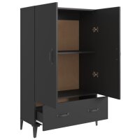 vidaXL Highboard Schwarz 70x31x115 cm Holzwerkstoff