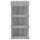vidaXL Bartisch mit Regal Grau Sonoma 100x50x101,5 cm