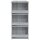 vidaXL Bartisch mit Regal Grau Sonoma 102x50x103,5cm Holzwerkstoff