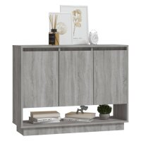 vidaXL Sideboard Grau Sonoma 97x31x75 cm Holzwerkstoff