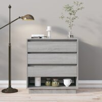 vidaXL Sideboard Grau Sonoma 70x41x75 cm Holzwerkstoff