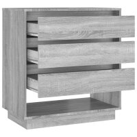 vidaXL Sideboard Grau Sonoma 70x41x75 cm Holzwerkstoff