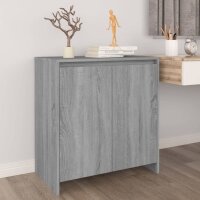 vidaXL Sideboard Grau Sonoma 70x41x75 cm Holzwerkstoff