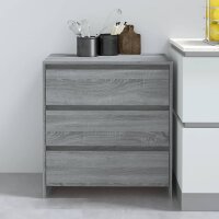 vidaXL Sideboard Grau Sonoma 70x41x75 cm Holzwerkstoff