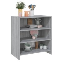 vidaXL Sideboard Grau Sonoma 70x40,5x75 cm Holzwerkstoff