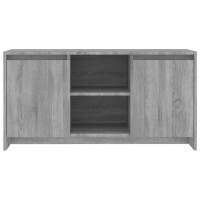 vidaXL TV-Schrank Grau Sonoma-Eiche 102x37,5x52,5 cm Holzwerkstoff