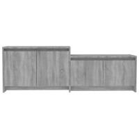 vidaXL TV-Schrank Sonoma-Eiche Grau 146,5x35x50 cm Holzwerkstoff