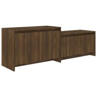 vidaXL TV-Schrank Eichen-Optik Braun 146,5x35x50 cm Holzwerkstoff