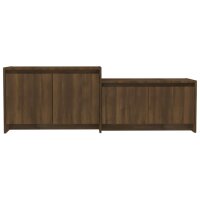 vidaXL TV-Schrank Eichen-Optik Braun 146,5x35x50 cm Holzwerkstoff