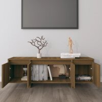 vidaXL TV-Schrank Eichen-Optik Braun 120x30x40,5 cm Holzwerkstoff