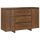 vidaXL Sideboard mit 3 Schubladen Braun Eiche 120x41x75 cm