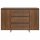 vidaXL Sideboard mit 3 Schubladen Braun Eiche 120x41x75 cm