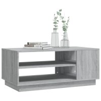 vidaXL Couchtisch Grau Sonoma 102x55x43 cm Holzwerkstoff