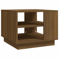 vidaXL Couchtisch Braun Eichen-Optik 55x55x43 cm Holzwerkstoff