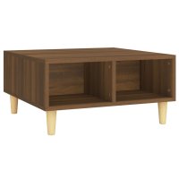 vidaXL Couchtisch Braun Eichen-Optik 60x60x30 cm...