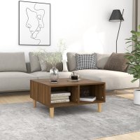 vidaXL Couchtisch Braun Eichen-Optik 60x60x30 cm...