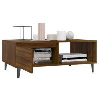 vidaXL Couchtisch Braun Eichen-Optik 90x60x35 cm Holzwerkstoff