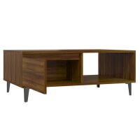 vidaXL Couchtisch Braun Eichen-Optik 90x60x35 cm Holzwerkstoff