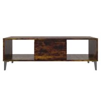 vidaXL Couchtisch R&auml;uchereiche 103,5x60x35 cm Holzwerkstoff