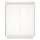 vidaXL Sideboard Weiß 60x34x75 cm Massivholz Kiefer