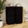 vidaXL Sideboards 2 Stk. Schwarz 31,5x34x75 cm Massivholz Kiefer