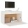 vidaXL Wandschrank Weiß 60x30x35 cm Massivholz Kiefer