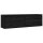 vidaXL Wandschränke 2 Stk. Schwarz 60x30x35 cm Massivholz Kiefer
