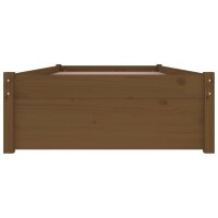 vidaXL Bett mit Schubladen Honigbraun 90x200 cm