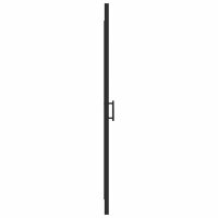 vidaXL Duscht&uuml;r 91x195 cm Halbmatt Hartglas Schwarz