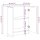 vidaXL Sideboards 2 Stk. Schwarz 60x30x70 cm Holzwerkstoff