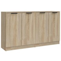 vidaXL Sideboards 2 Stk. Sonoma Eiche 60x30x70 cm...