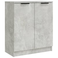 vidaXL Sideboards 2 Stk Betongrau 60x30x70 cm Holzwerkstoff