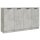 vidaXL Sideboards 2 Stk Betongrau 60x30x70 cm Holzwerkstoff