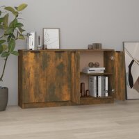 vidaXL Sideboards 2 Stk. R&auml;uchereiche 60x30x70 cm Holzwerkstoff