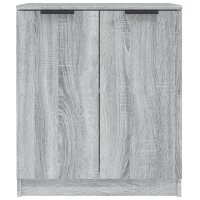 vidaXL Sideboards 2 Stk. Grau Sonoma 60x30x70 cm Holzwerkstoff