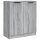 vidaXL Sideboards 2 Stk. Grau Sonoma 60x30x70 cm Holzwerkstoff