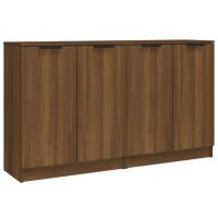 vidaXL Sideboards 2 Stk. Braun Eichen-Optik 60x30x70 cm...