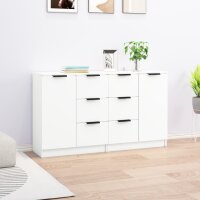 vidaXL Sideboards 2 Stk. Weiß 60x30x70 cm...