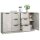 vidaXL Sideboards 2 Stk. Betongrau 60x30x70 cm Holzwerkstoff