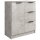 vidaXL Sideboards 2 Stk. Betongrau 60x30x70 cm Holzwerkstoff