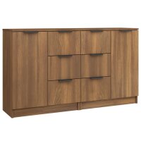 vidaXL Sideboards 2 Stk. Braun Eichen-Optik 60x30x70 cm Holzwerkstoff