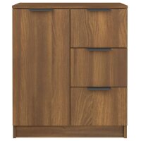 vidaXL Sideboards 2 Stk. Braun Eichen-Optik 60x30x70 cm Holzwerkstoff