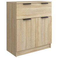 vidaXL 3-tlg. Sideboard Sonoma Eiche-Optik Holzwerkstoff