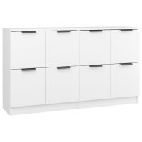 vidaXL Sideboards 2 Stk. Weiß 60x30x70 cm...